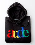 Aude Multicolour Women Black Hoodie